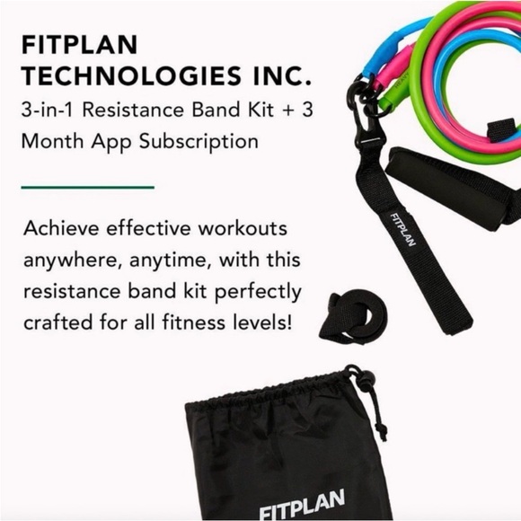 Fitplan 3 in 1 resistance band kit - Picture 3 of 5